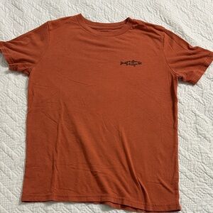 Huk Men's Short Sleeve Rust Tee